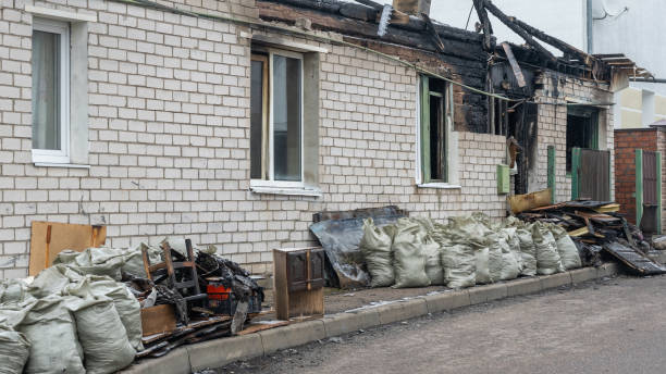 Professional Fire Damage Repair technician working in Waverly, MN
